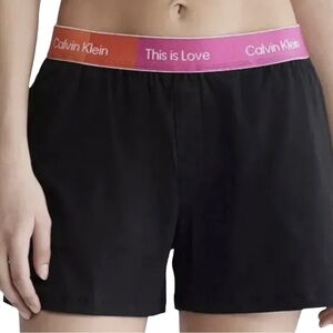 Calvin Klein Women’s Size XL Pride This is Love Sleep Shorts pajama NWT